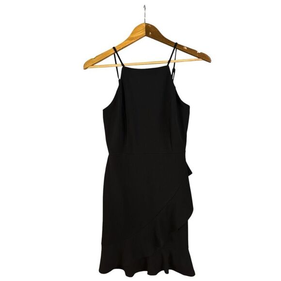 Lulus Women’s Small Black Ruffled Bodycon Dress - Picture 2 of 7